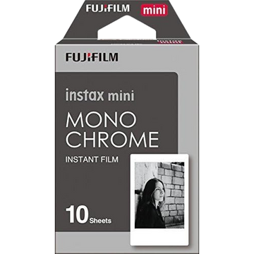 Fujifilm instax Mini Instant Film Pack (Monochrome), 10 photos